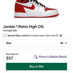 Jordan 1 Retro High OG 4Y